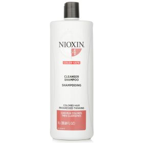 NIOXIN - Derma Purifying System 4 Cleanser Shampoo (Colored Hair, Progressed Thinning, Color Safe)  81629286 1000ml/33.8oz