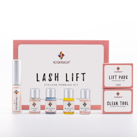 Dropshipping ICONSIGN Lash Lift Kit Lash Lifiting Eyelash Perming Kit Lash Curling Enhancer Eyes Makeup Tools (Option: Same as Photos)