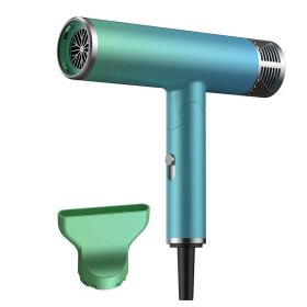 Foldable Hair Dryer Blower Electric Negative Ion Blower Mini Folding Lightweight Hair Blower Quiet Quick Dryer Home Travel (Color: Green)